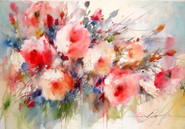 Фабио Сембранелли акварель