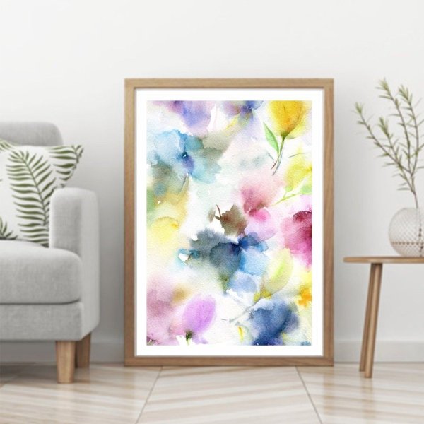Интерьерные картины акварелью