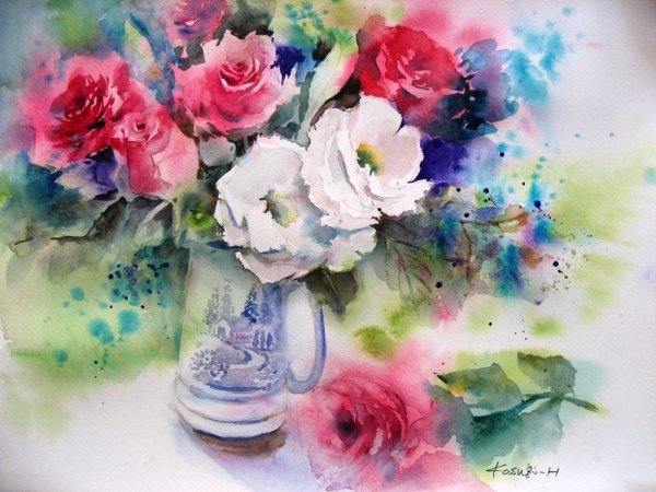 Художник Harumi Kosugi. Япония