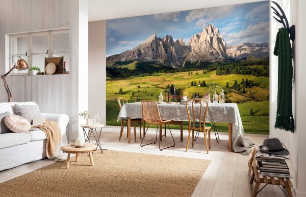 Фотообои в интерьере