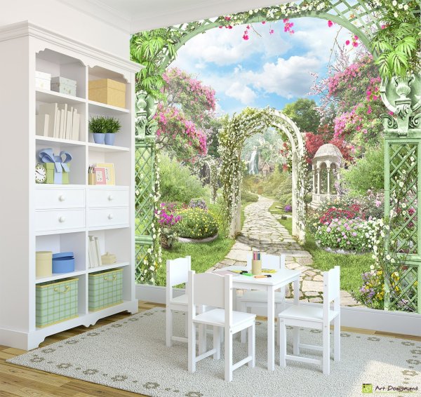 Фреска на стену на кухню