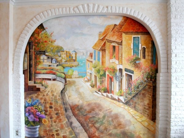 Декоративная роспись стен