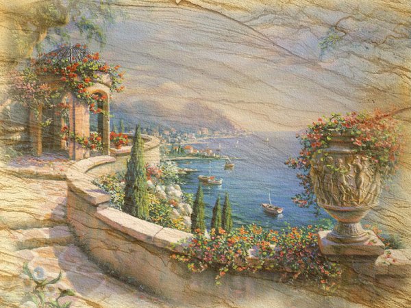 Фрески на гибком Камне в интерьере