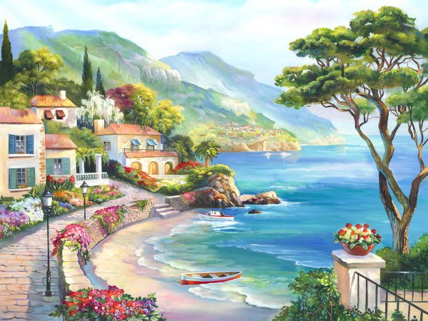 Фрески Affresco Средиземноморье