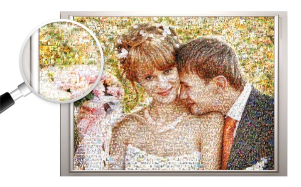 Фото мозаика на хослте