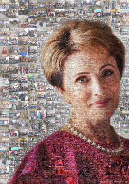 Фотомозаика портрет