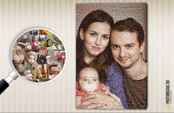 Фотомозаика портрет