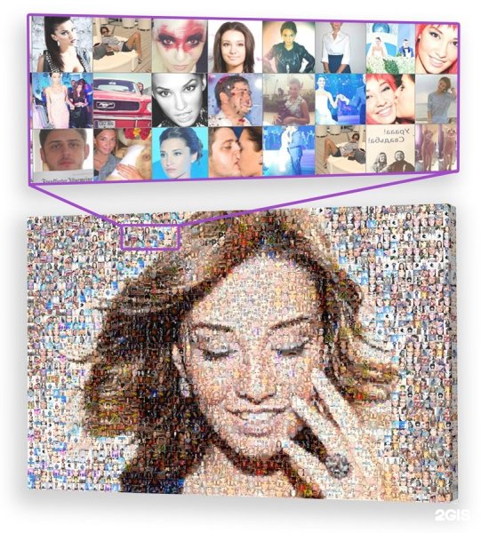 Картина из множества фотографий