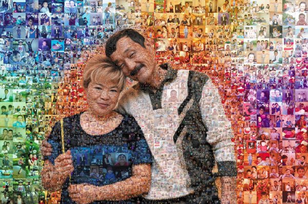 Фотомозаика свадьба