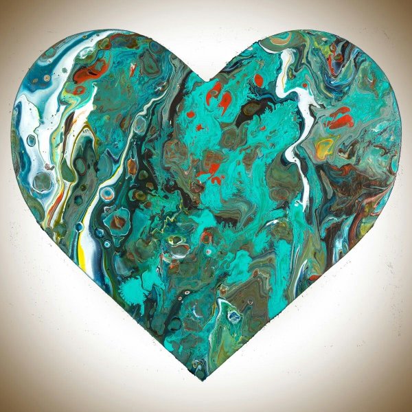 Картина в виде сердца