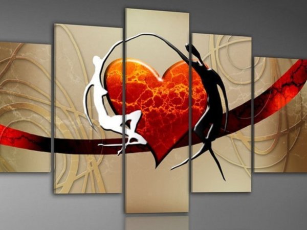 Интерьерная картина сердце