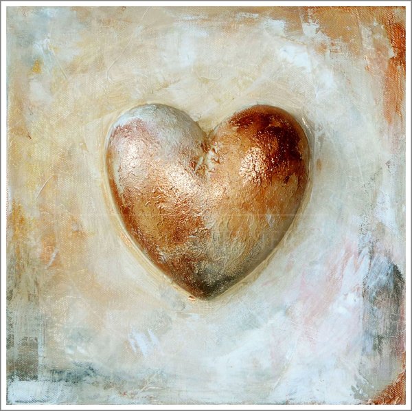 Сердце картина маслом