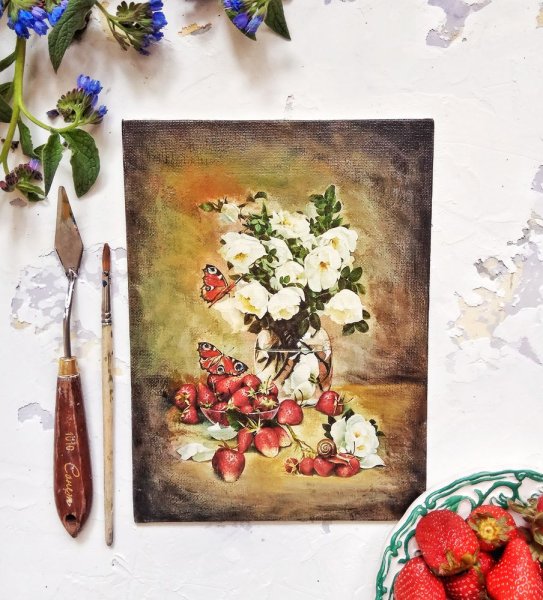 Картины в технике декупаж