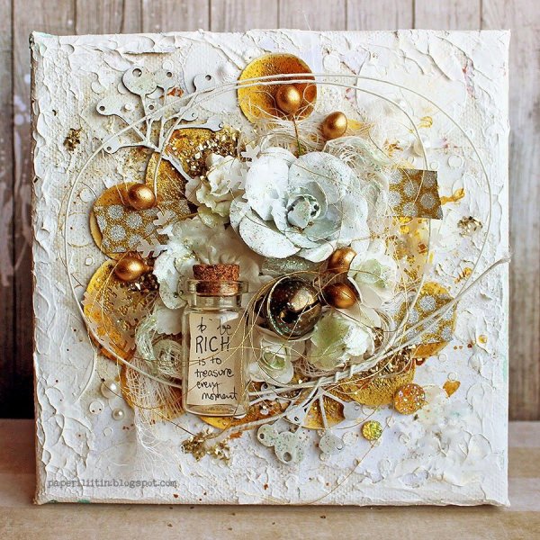 Микс Медиа в декупаже мастер класс