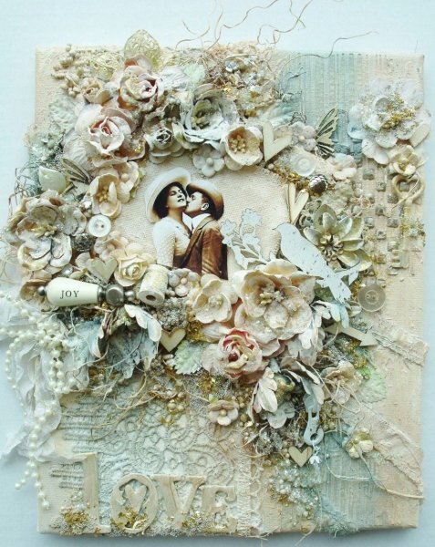 Декупаж панно на стену