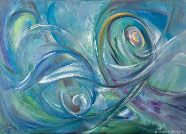 Панно из текстурной пасты