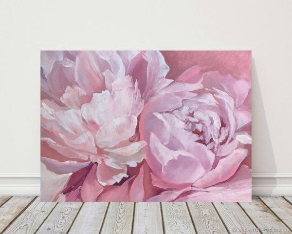 Пион маслом Diana_Tuchs