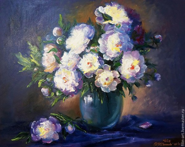 Живопись маслом цветы
