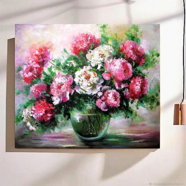 Картины пионы Елены Березюк