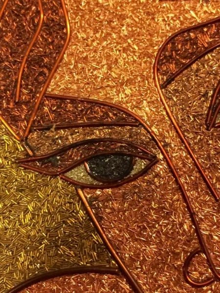 Панно чеканка по металлу