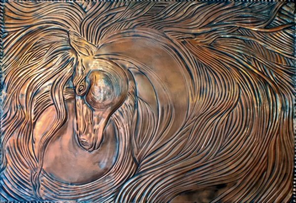 Декоративное состаривание металла