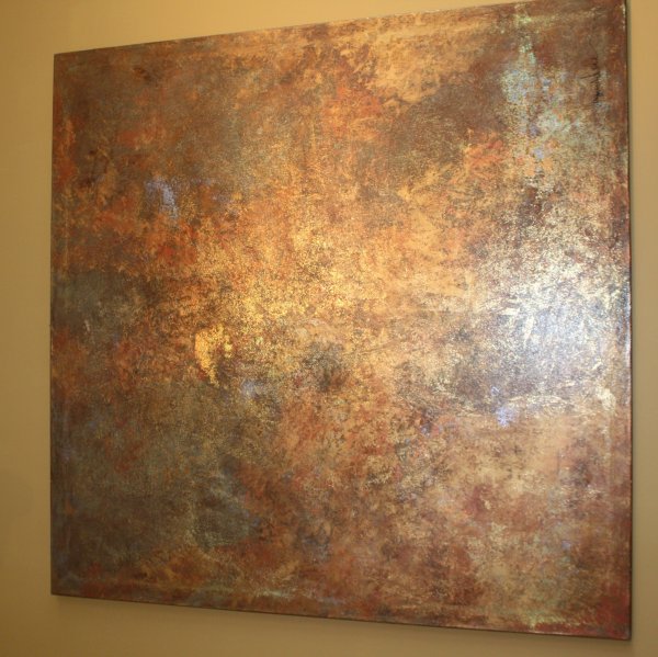 Декоративное панно из металла