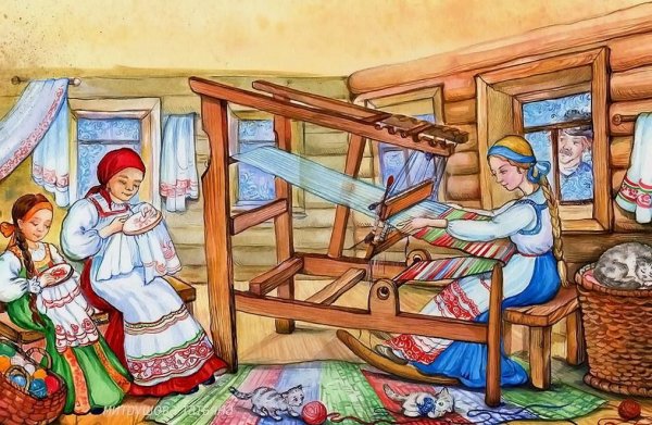 Крестьянский ткацкий станок