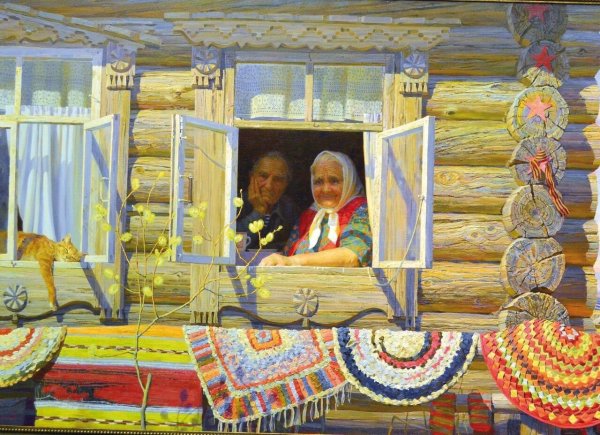 Ткацкий станок русская изба