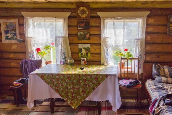 В.М.Максимов - Крестьянская изба 1869