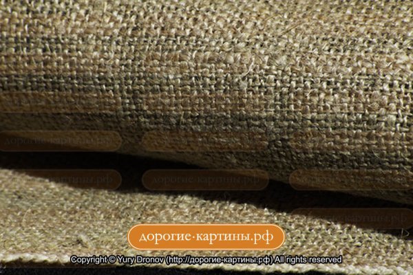Холст льняной крупнозернистый