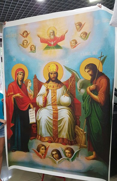 Иконы маслом на холсте