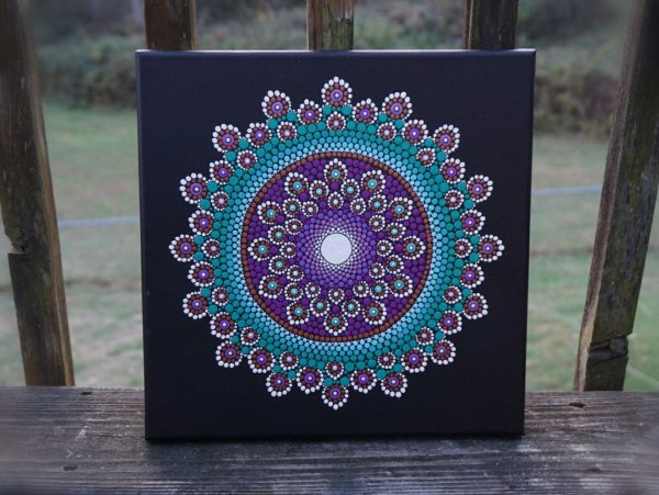 Золотой цветок жизни Мандала