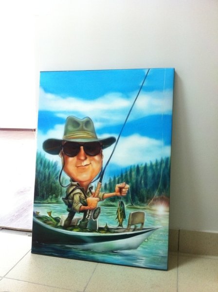 Картины на холсте шарж