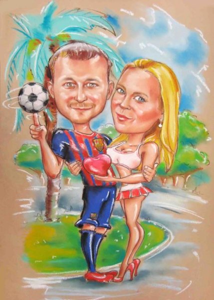 Шаржи по фото картинки