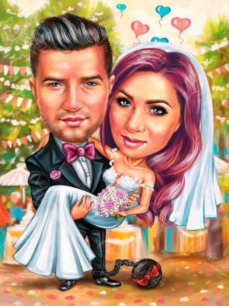 Шарж в фотошопе