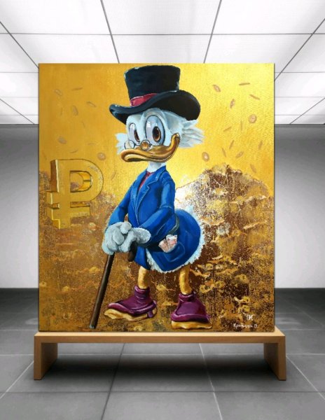 Скрудж макдак в замке с родителями