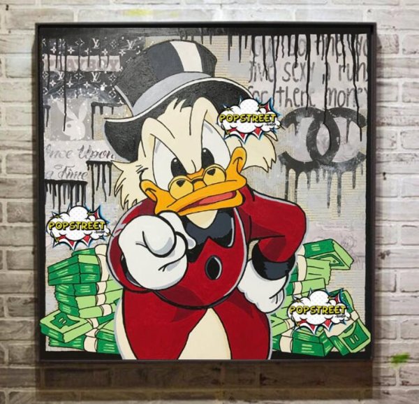 Скрудж макдак с деньгами арт Alec