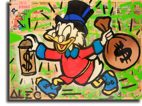 Alec Monopoly картины Скрудж