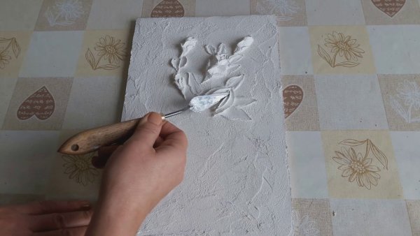 Объемная живопись на стене