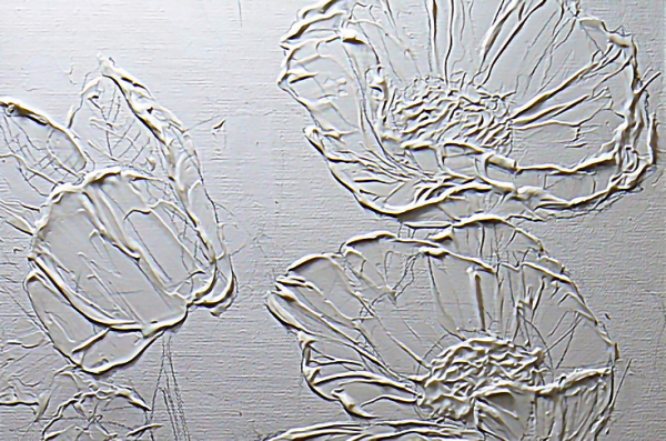 Рисование шпаклевкой на стенах