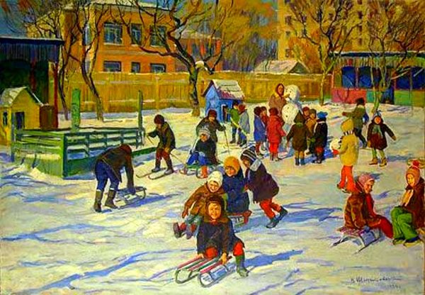 Ратников а. нагулялись. 1955.