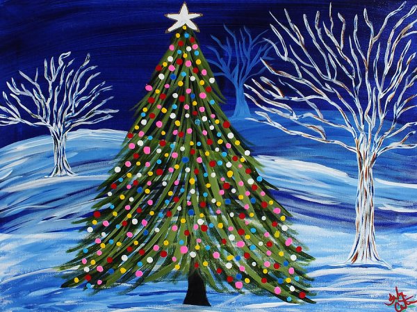 Елка картина