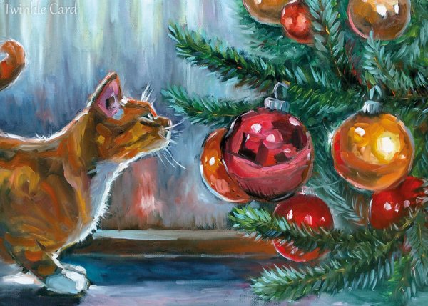 Новый год живопись