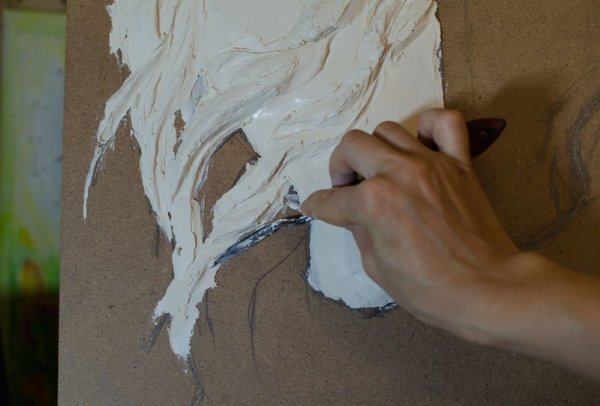 Картины структурной пастой