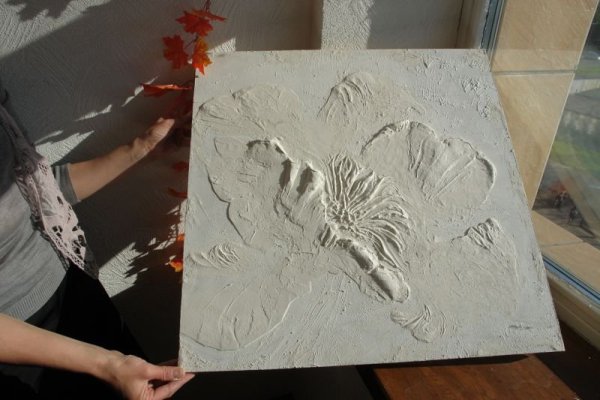 Рисование шпаклевкой на стенах