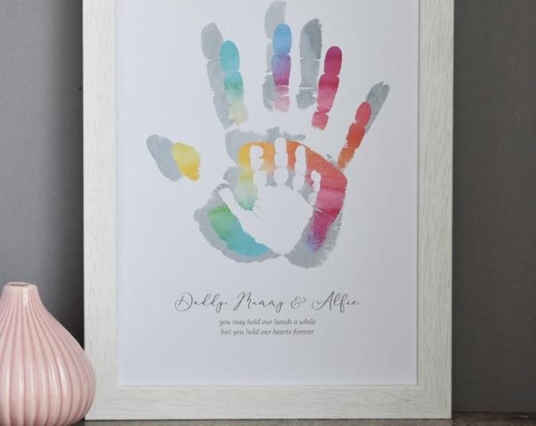 Отпечатки ладошек всей семьи