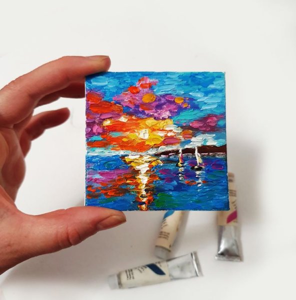 Что рисуют на холстах-магнитиках