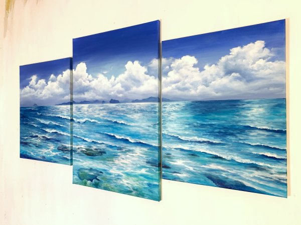 Модульная картина море