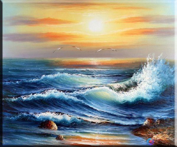 Красивые картины моря