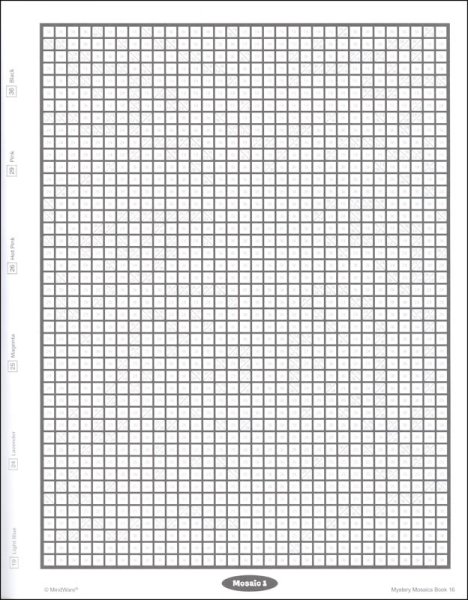 Лист в клетку для схемы вышивки